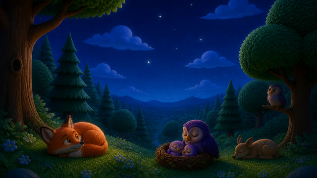 Scene 7 - Little Moon, Goodnight