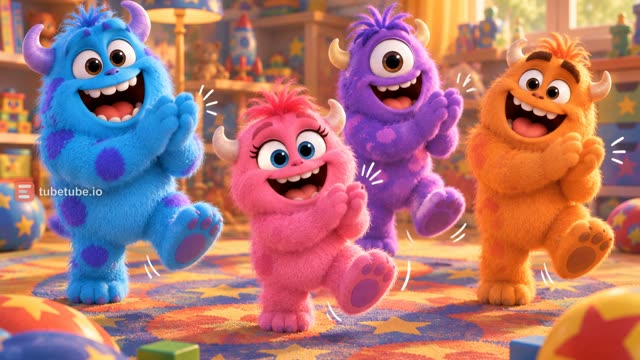 Scene 7 - Five Little Silly Monsters