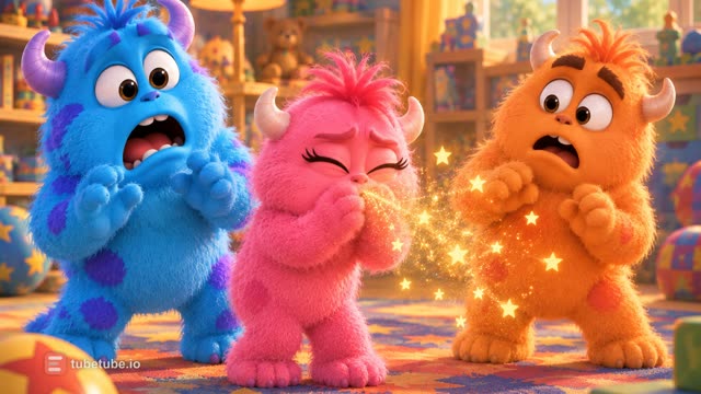 Scene 8 - Five Little Silly Monsters