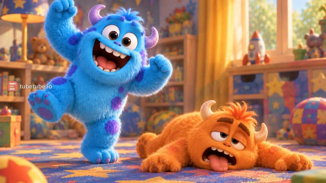 Scene 9 - Five Little Silly Monsters