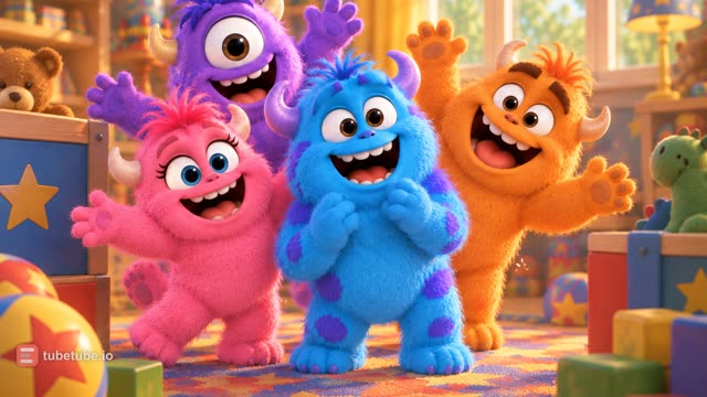 Scene 12 - Five Little Silly Monsters