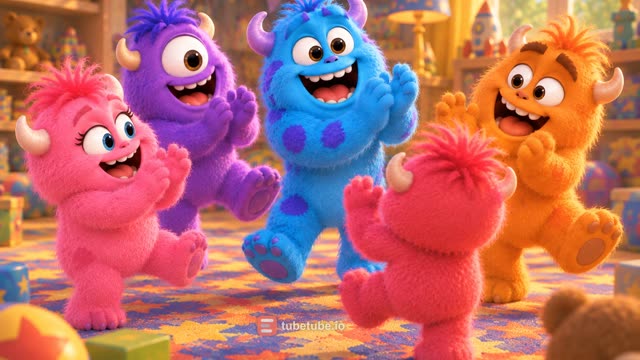 Scene 13 - Five Little Silly Monsters