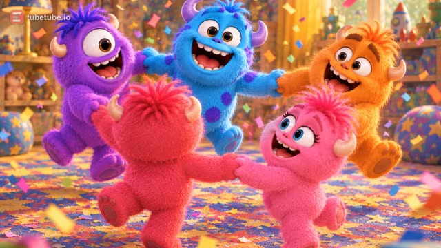 Scene 14 - Five Little Silly Monsters