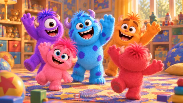 Scene 15 - Five Little Silly Monsters