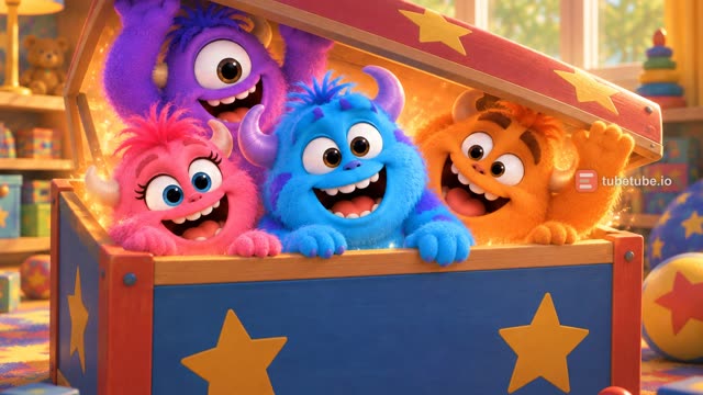 Scene 16 - Five Little Silly Monsters