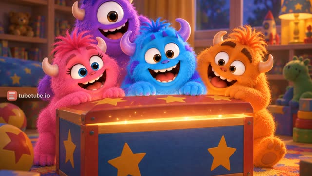 Scene 17 - Five Little Silly Monsters