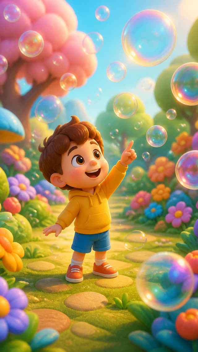 Scene 1 - Pop Pop Bubbles!