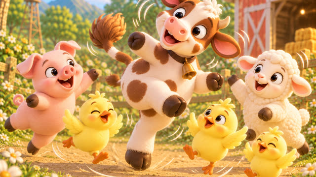 Scene 28 - La vaca Lola divertido dinámico