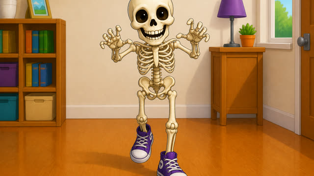 Scene 10 - There's a skeleton inside you
