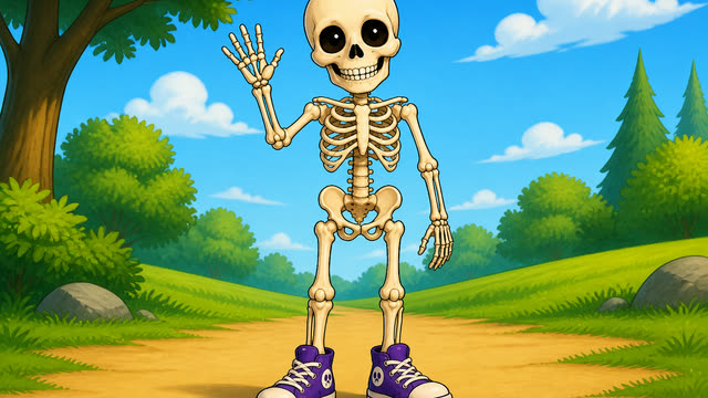 Scene 18 - There's a skeleton inside you