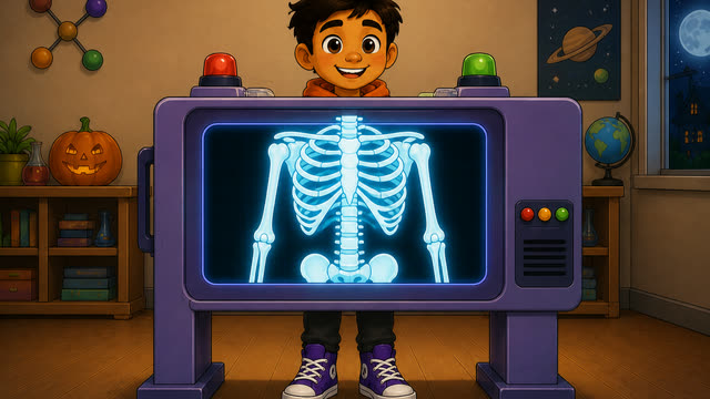 Scene 19 - There's a skeleton inside you