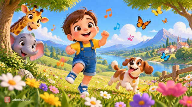 Scene 3 - Lets dance with Tommy and animals