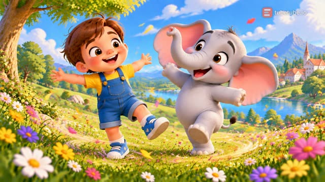 Scene 9 - Lets dance with Tommy and animals
