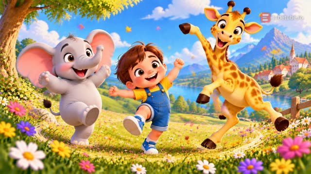 Scene 12 - Lets dance with Tommy and animals