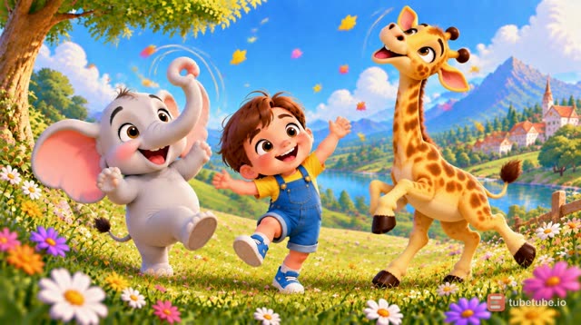 Scene 14 - Lets dance with Tommy and animals