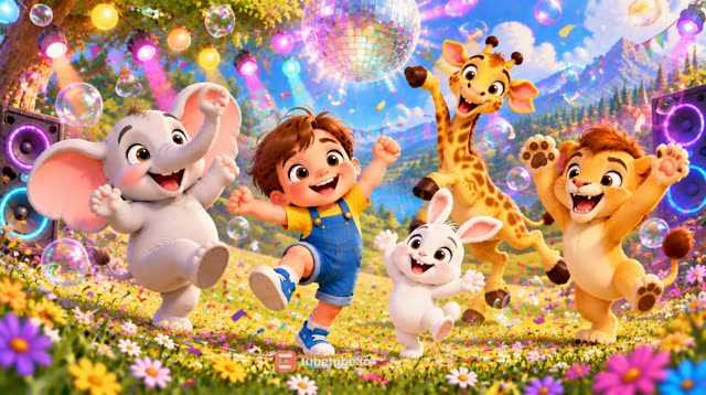 Scene 17 - Lets dance with Tommy and animals