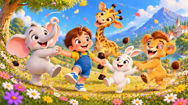 Scene 19 - Lets dance with Tommy and animals