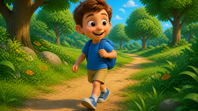 Scene 2 - Boy playing