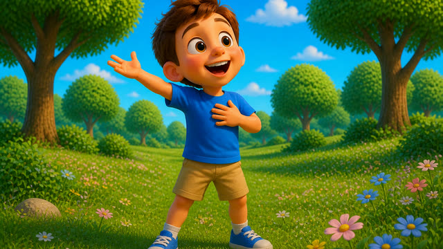 Scene 5 - Boy playing