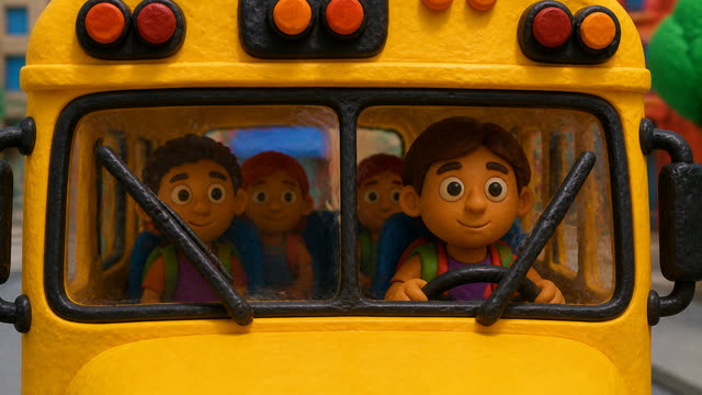 Scene 7 - Wheels on the Bus Bounce Along
