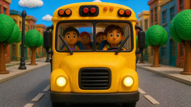 Scene 13 - Wheels on the Bus Bounce Along