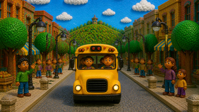 Scene 22 - Wheels on the Bus Bounce Along