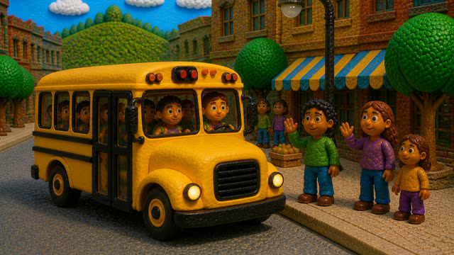 Scene 23 - Wheels on the Bus Bounce Along