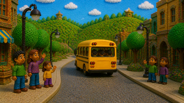 Scene 25 - Wheels on the Bus Bounce Along