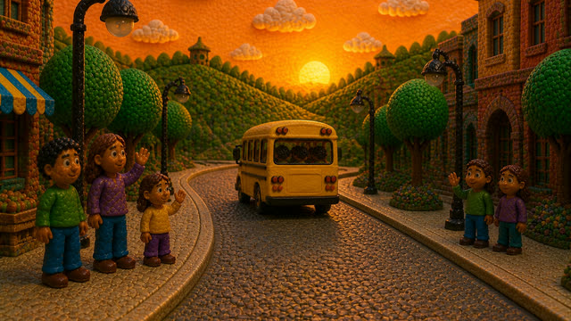 Scene 26 - Wheels on the Bus Bounce Along