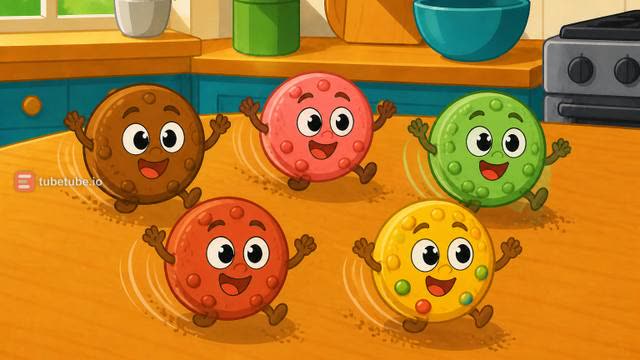 Scene 9 - Five Little Cookies