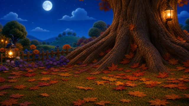 Scene 7 - Five Spooky Pumpkins