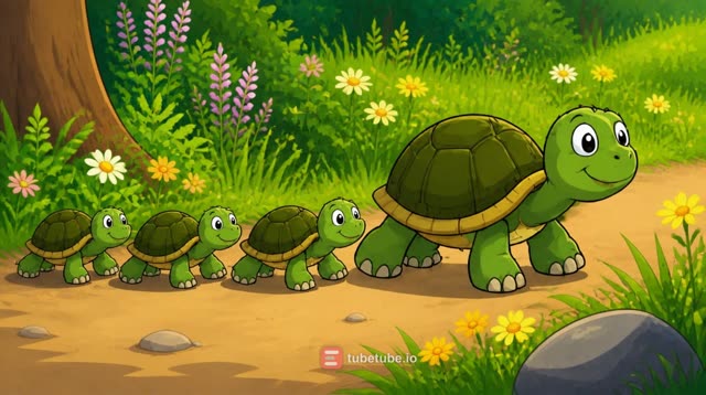Scene 4 - La famille Tortue