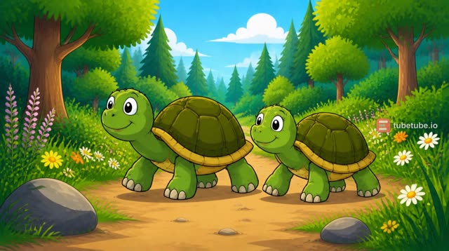 Scene 6 - La famille Tortue