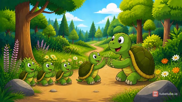 Scene 8 - La famille Tortue