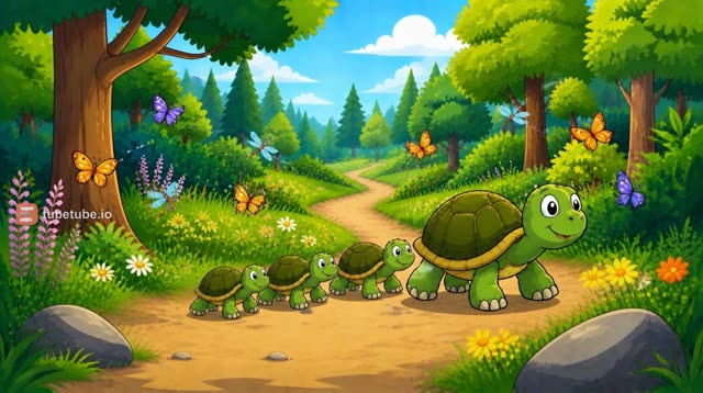Scene 10 - La famille Tortue