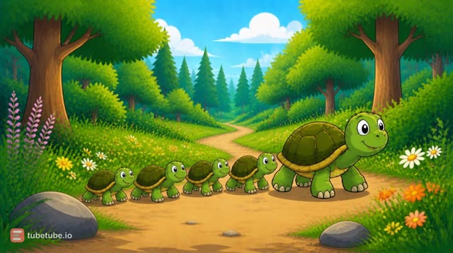 Scene 11 - La famille Tortue