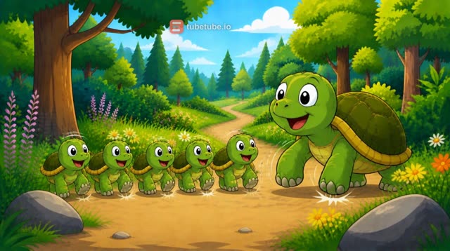 Scene 12 - La famille Tortue