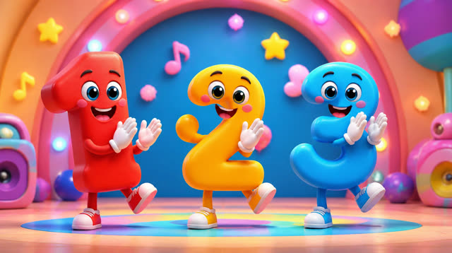 Scene 1 - # 🎵 NUMËROJMË! 🔢