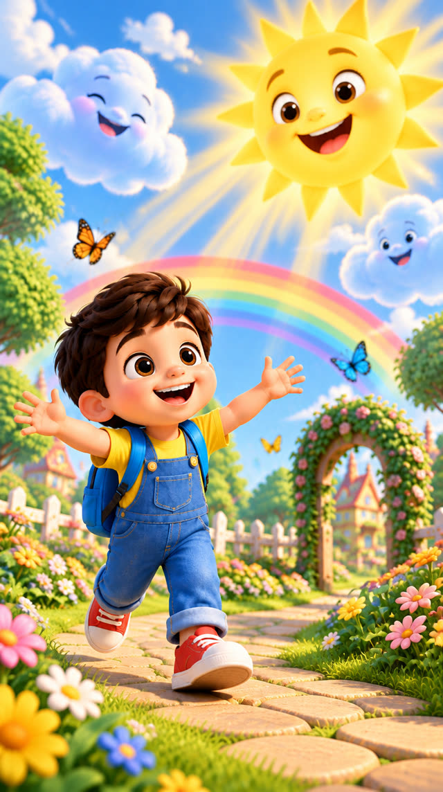 Scene 4 - Colours & Shapes for Kids!  Learn with Aveer!