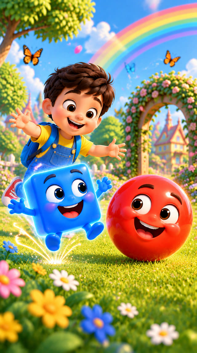 Scene 8 - Colours & Shapes for Kids!  Learn with Aveer!