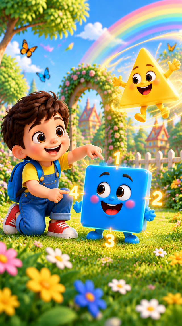 Scene 9 - Colours & Shapes for Kids!  Learn with Aveer!