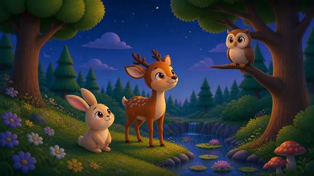 Scene 3 - Little Moon Says Goodnight