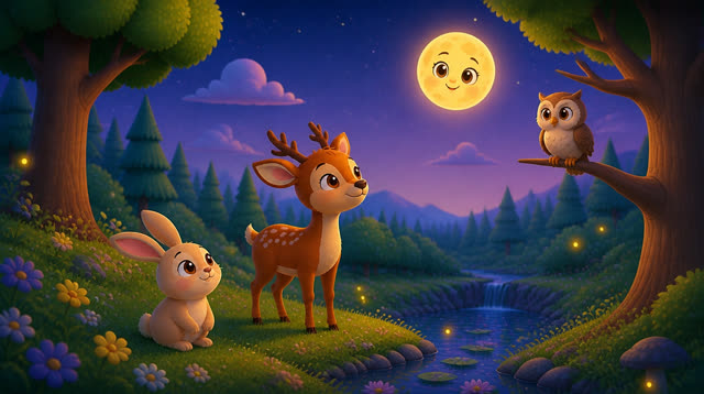 Scene 4 - Little Moon Says Goodnight