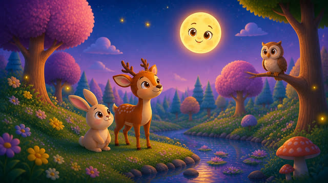 Scene 5 - Little Moon Says Goodnight
