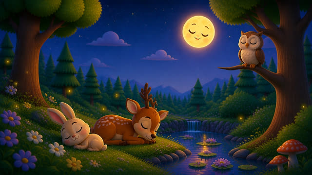 Scene 8 - Little Moon Says Goodnight