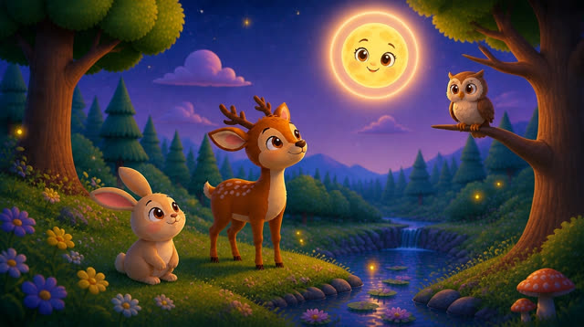 Scene 9 - Little Moon Says Goodnight