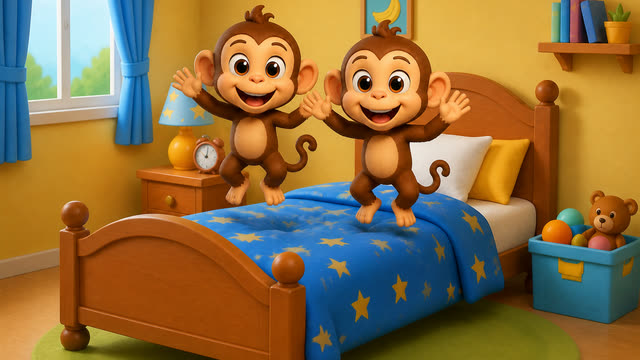 Scene 4 - Ten Little Monkeys