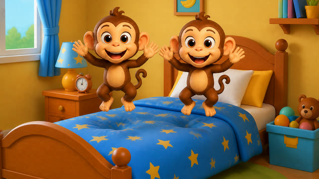 Scene 7 - Ten Little Monkeys