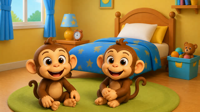 Scene 9 - Ten Little Monkeys