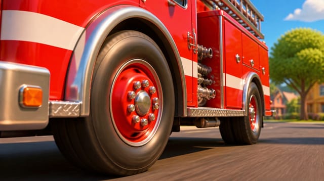The Wheels on the Fire Truck 🚒 | Fire Truck Song for Kids